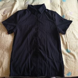 black formal shirt